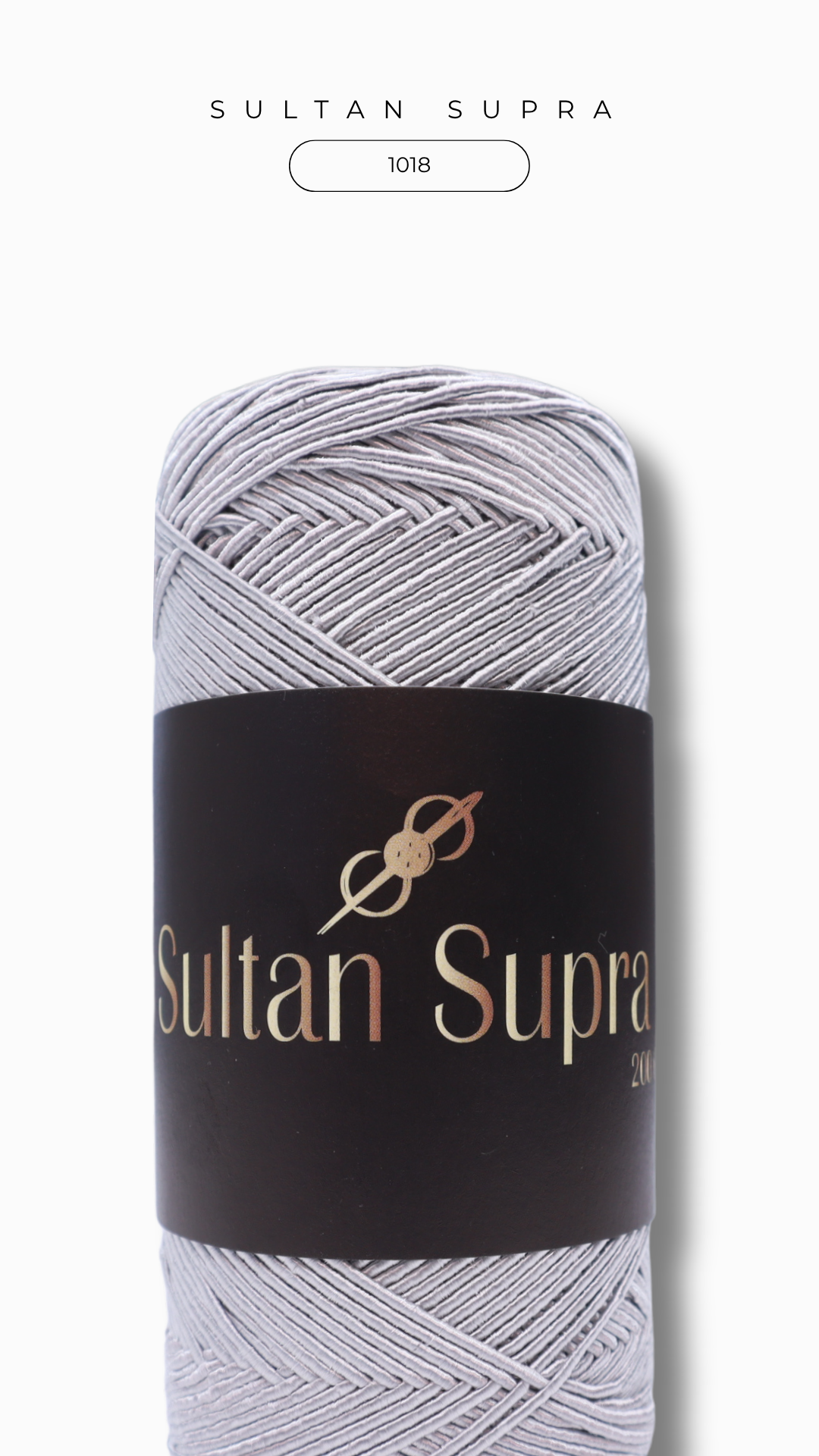 Sultan Supra İp 200 gr - 1018 Açık Gri