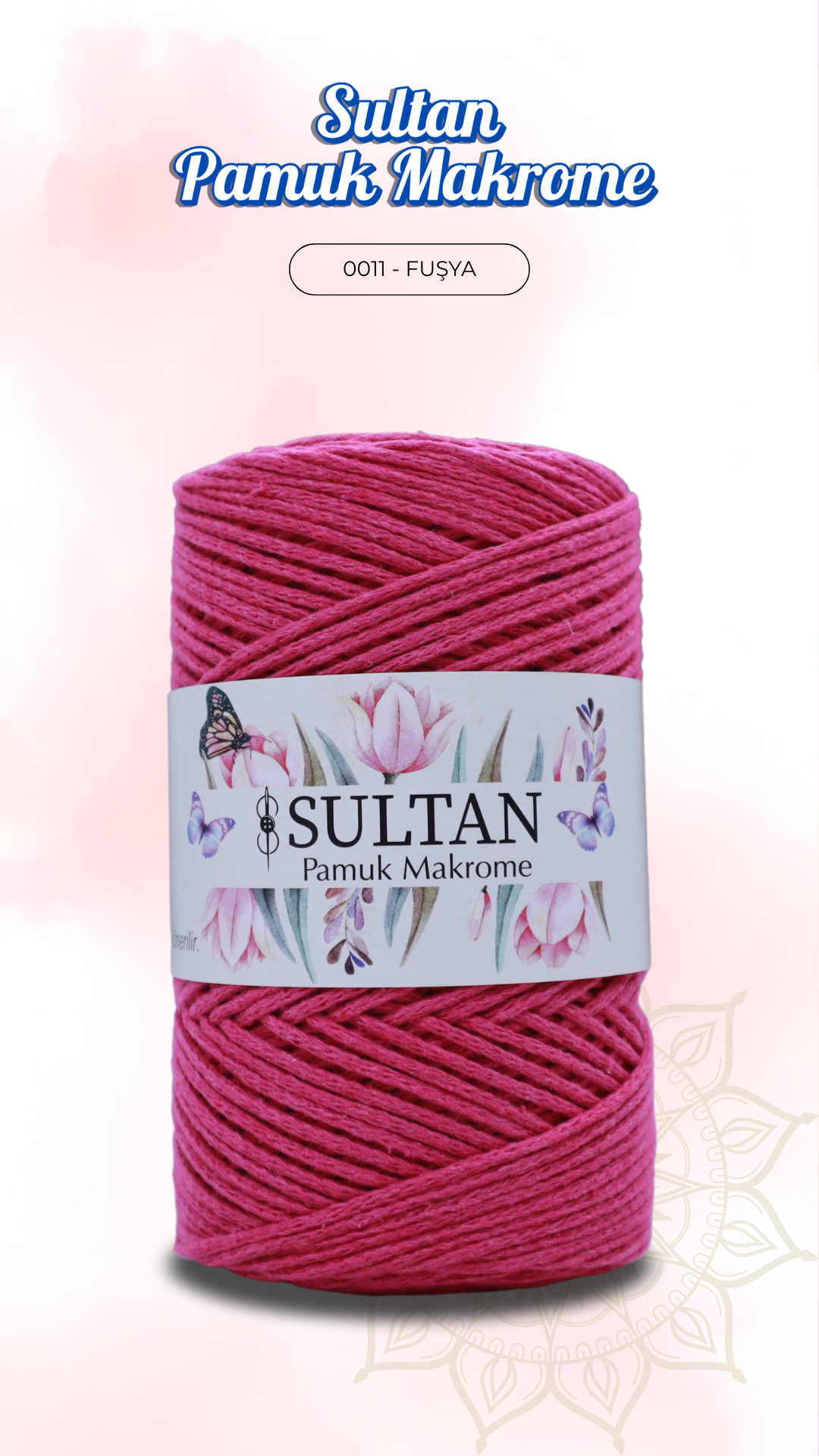 Sultan Pamuk Makrome - 0011 Fuşya