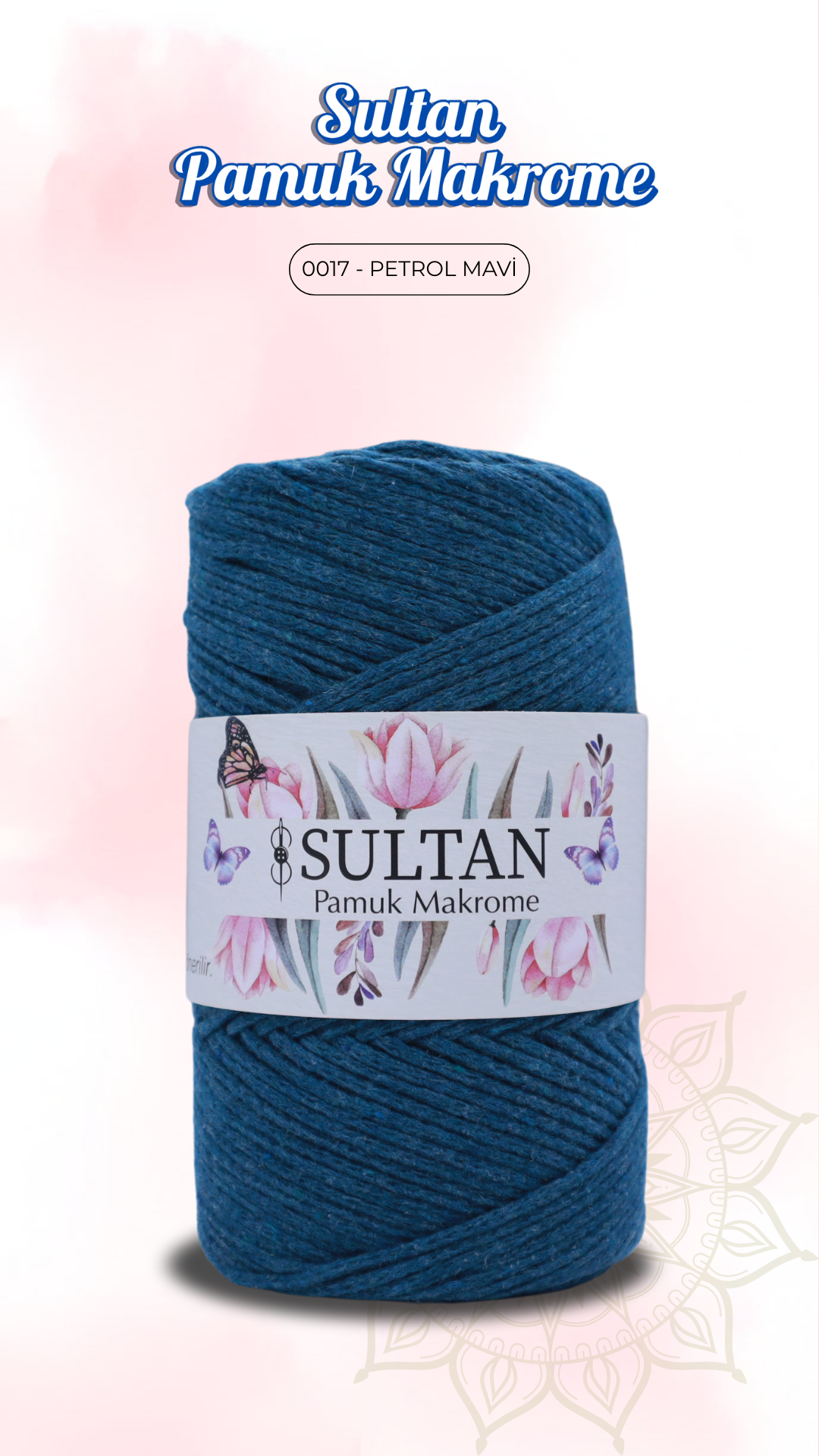 Sultan Pamuk Makrome - 0017 Petrol Mavi
