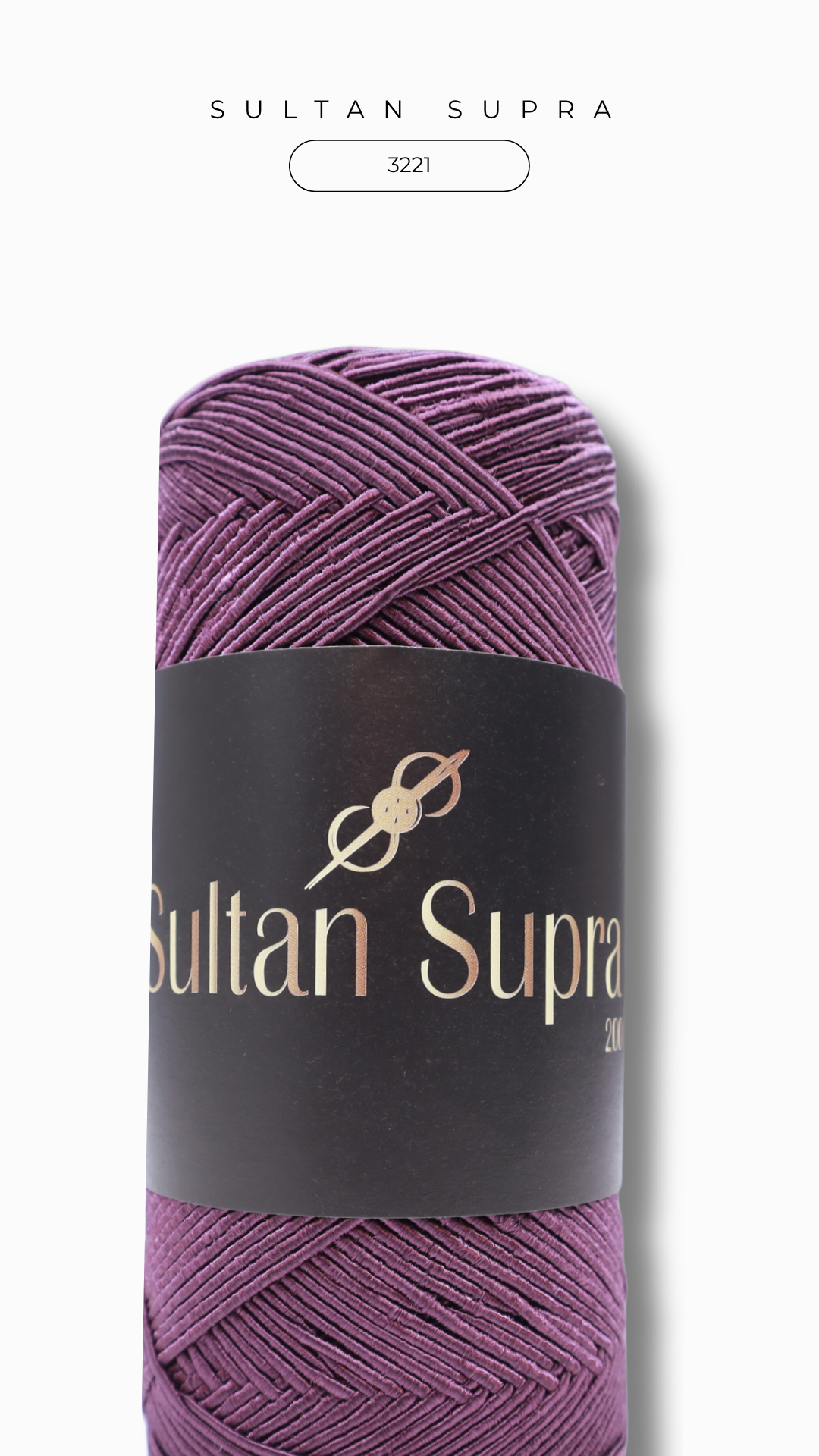 Sultan Supra İp 200 gr - 3221 Koyu Mürdüm