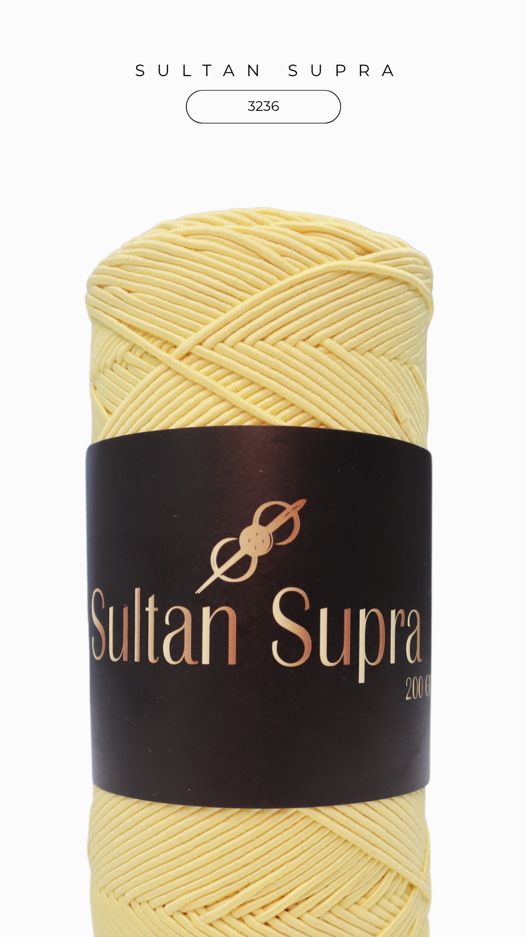 Sultan Supra İp 200 gr - 3236 Açık Sarı