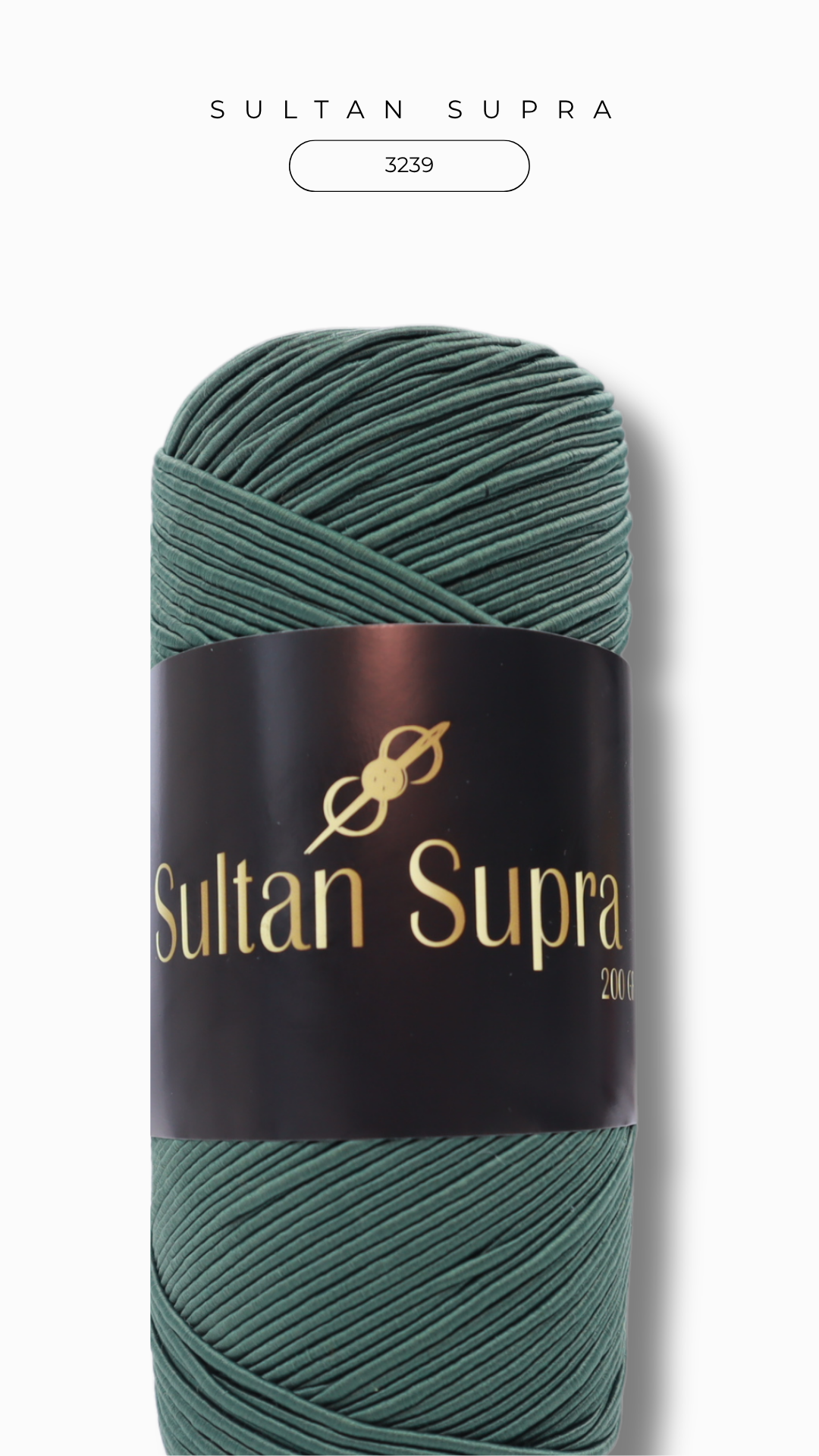 Sultan Supra İp 200 gr - 3239 Koyu Zümrüt