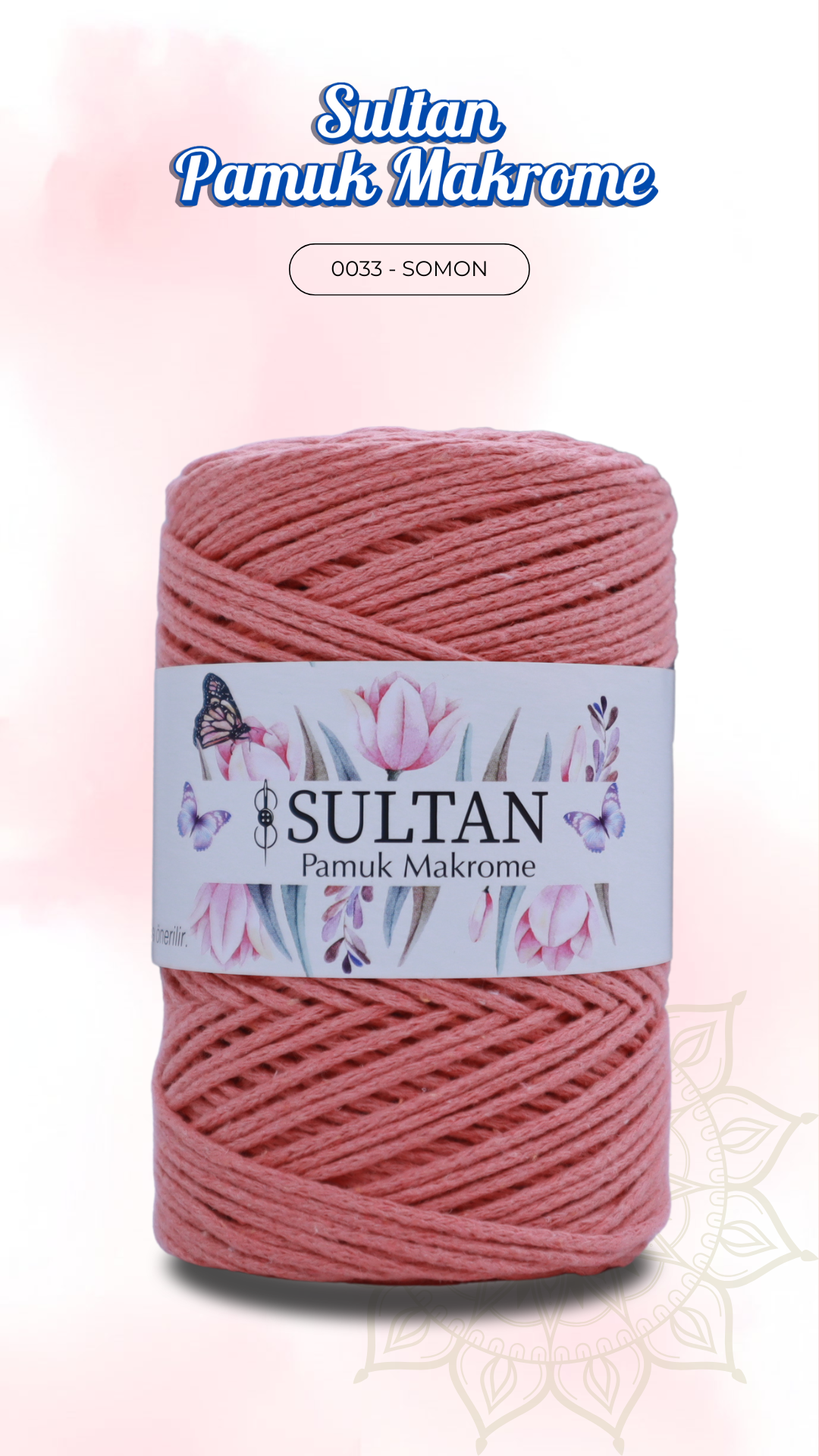 Sultan Pamuk Makrome - 0033 Somon