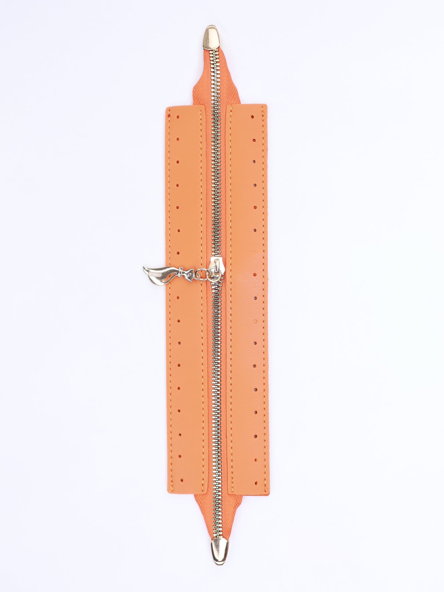 Lüks Fermuar Kapama Çift Taraflı 25 Cm Turuncu