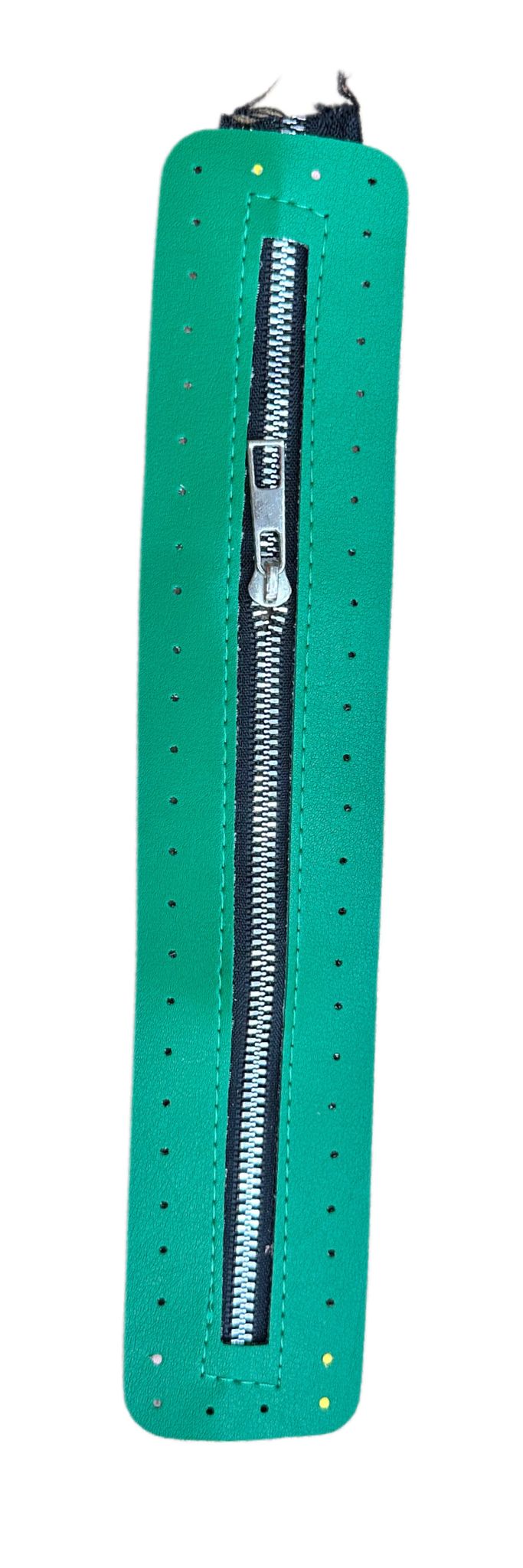 Çanta Fermuarı Derili 30 Cm Yeşil