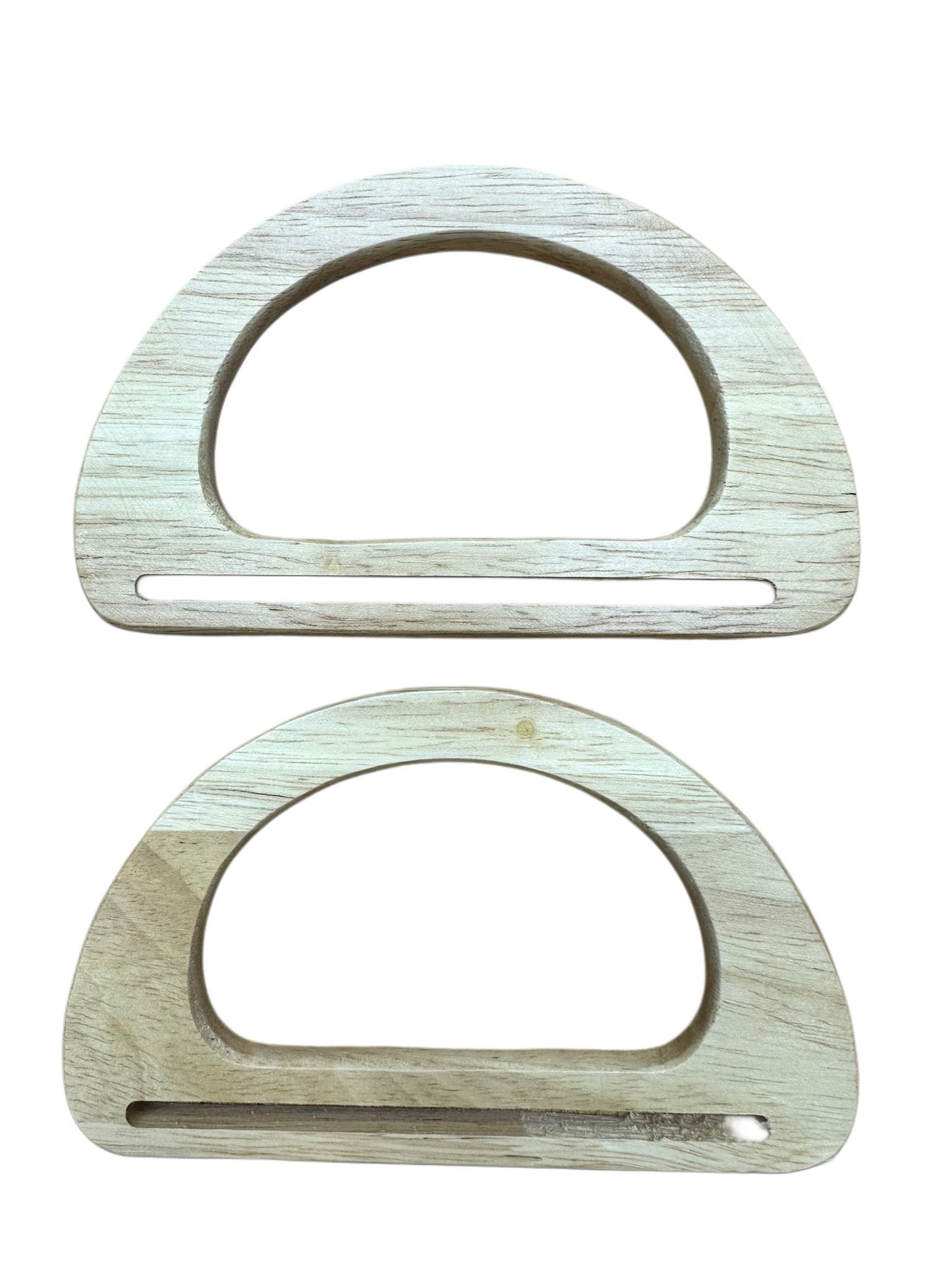 Çanta Sapı Doğal Ahşap AH-03 15X9 cm Ham
