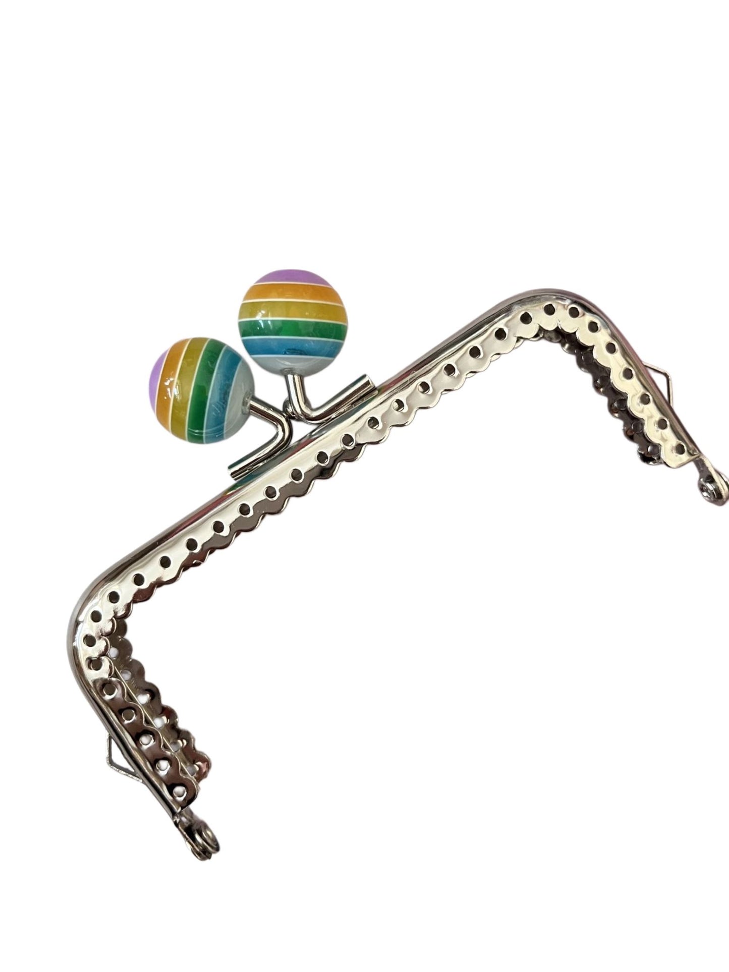 Çanta ve Cüzdan Klips Lolipop Başlıklı Kare 10.50 cm Nikel