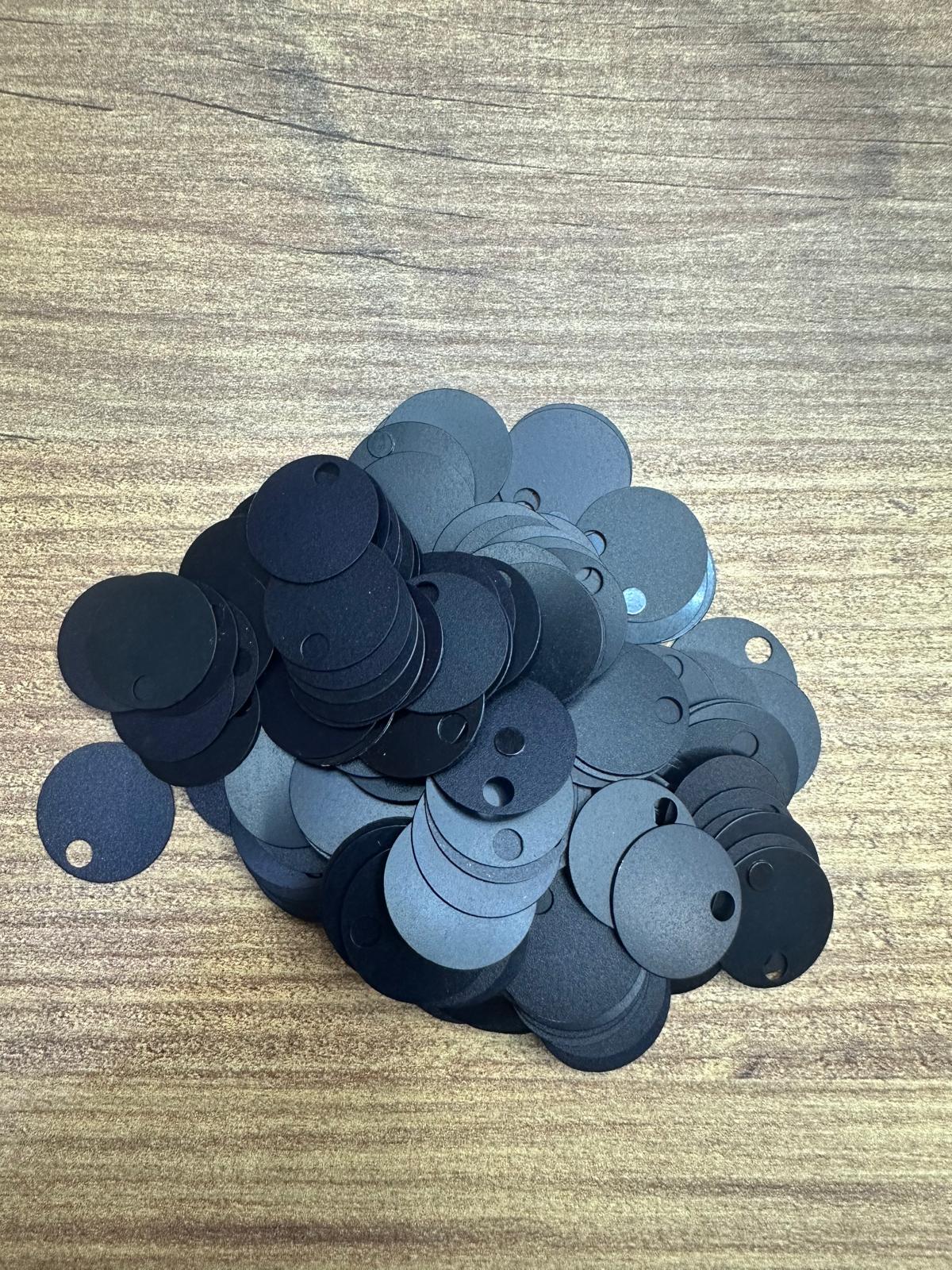 Çanta Pulu 20 mm Mat Siyah 20 Gr.