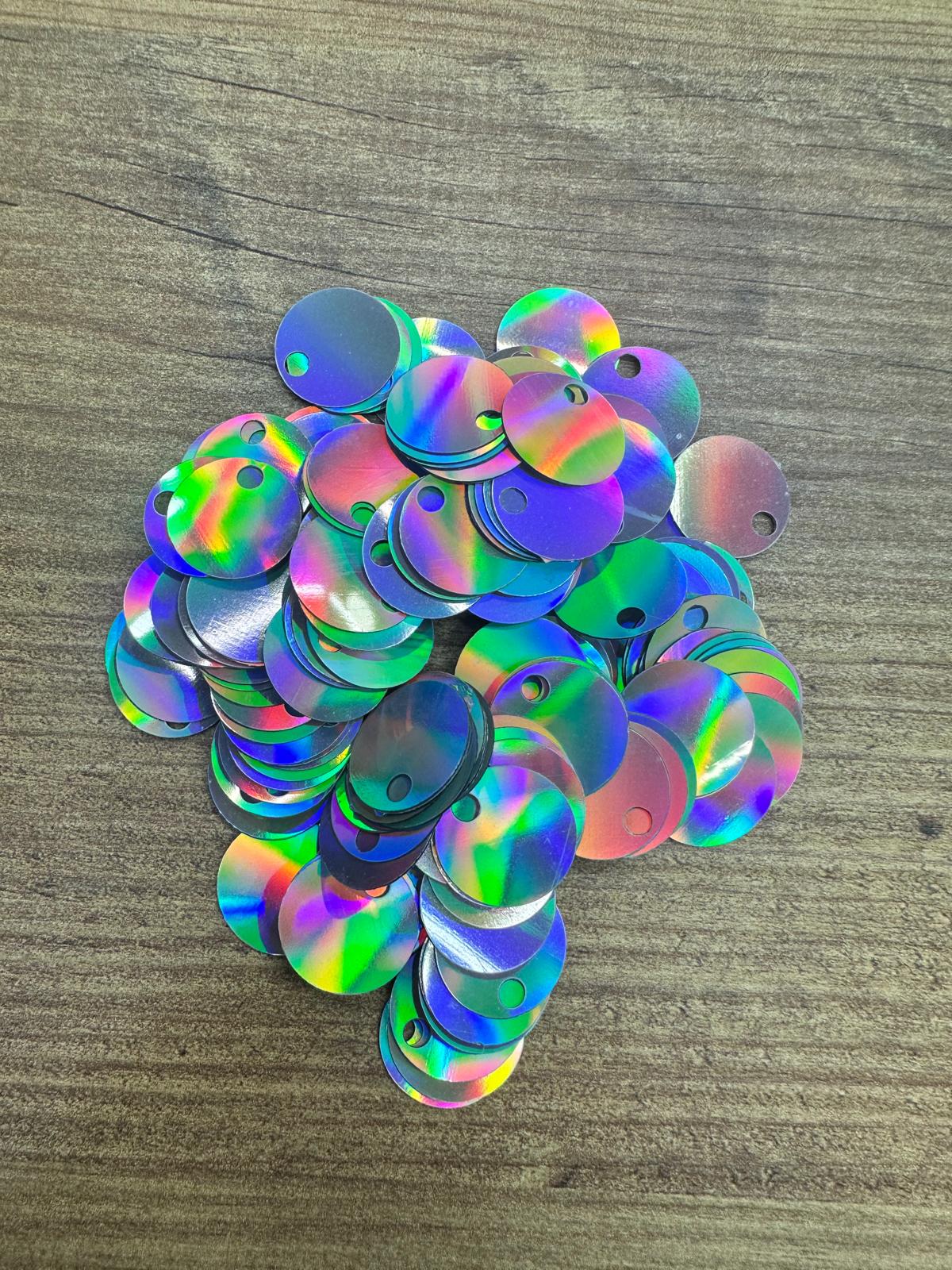 Çanta Pulu 20 mm Gri Hologramlı 20 Gr.