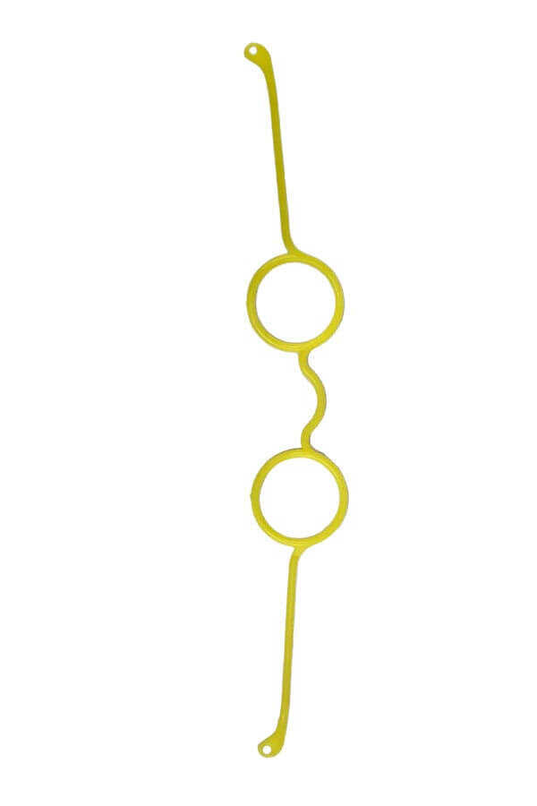 Amigurumi Gözlük Sarı 21 cm