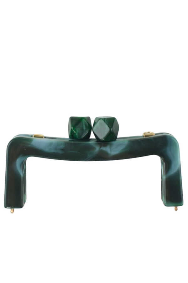 Çanta Sapı Akrilik Mıknatıslı Burs Zümrüt