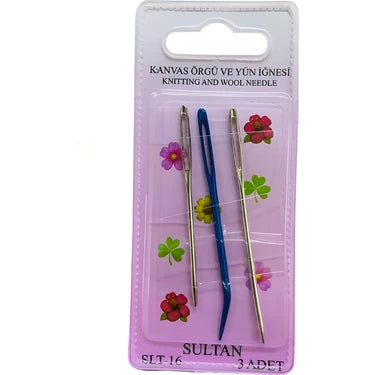 Kanvas Örgü ve Yün Iğnesi