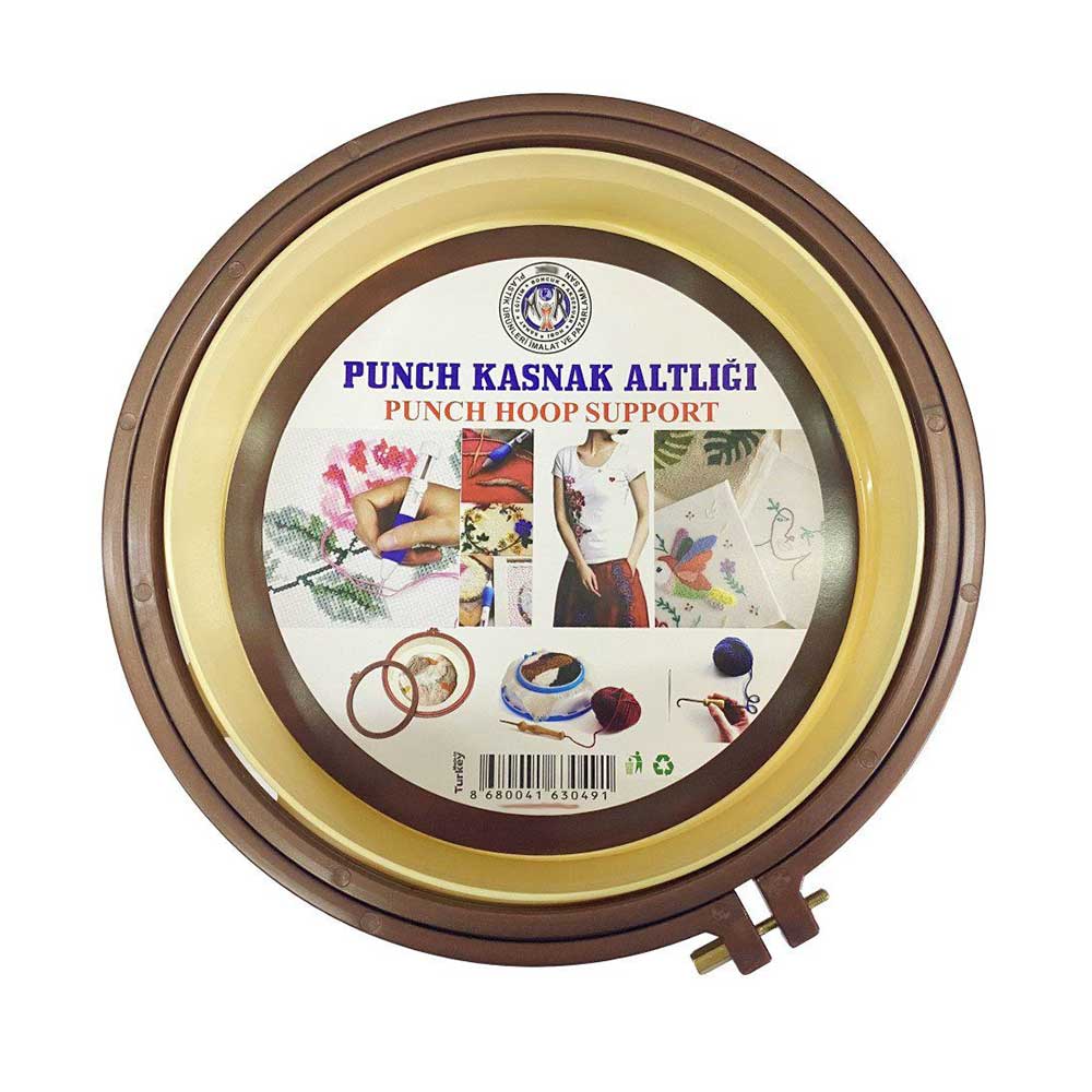Plastik Punch(Panç) Nakışı Kasnak Seti 3 Parça