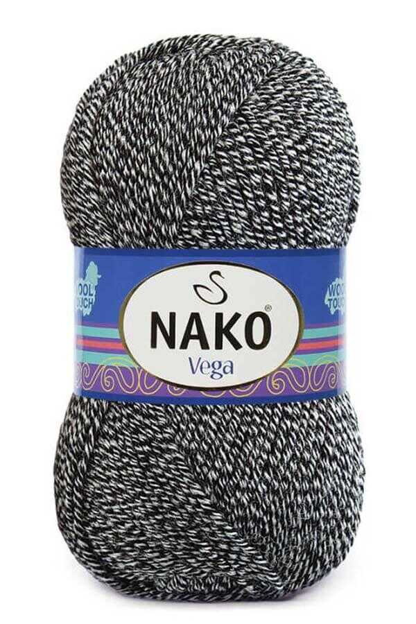 Nako Vega Siyah-Gri Muline 21297