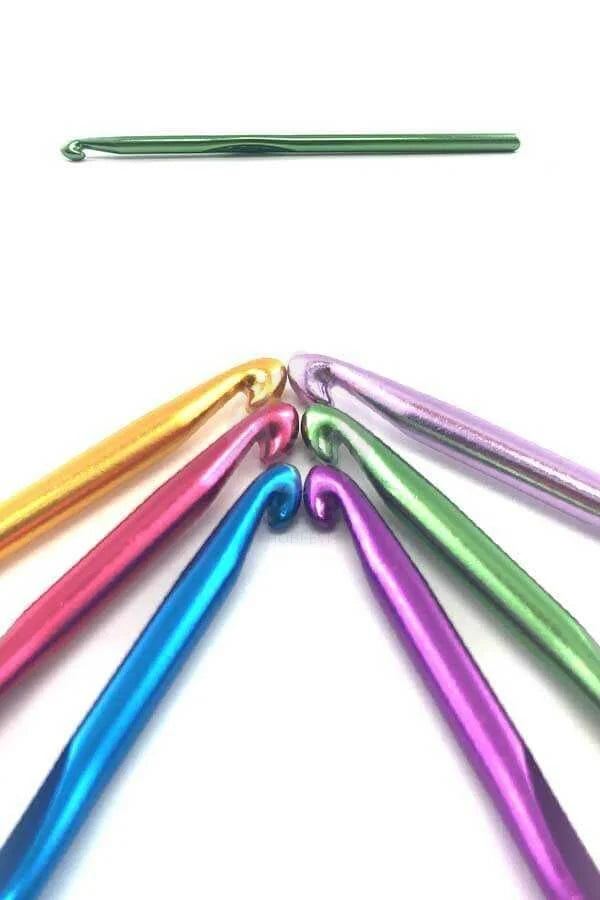 Sultan Kısa Metal Yün Tığ 15 Cm