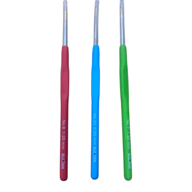 Sultan Silikon Saplı Oya Tığı 13 cm