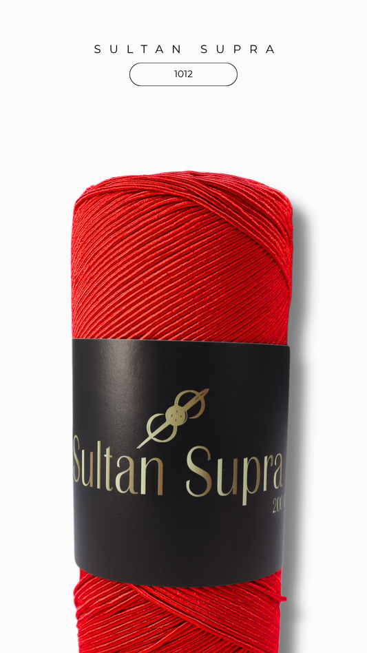 Sultan Supra İp 200 gr - 1012 Kırmızı