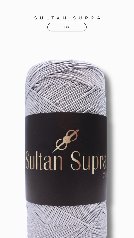Sultan Supra İp 200 gr - 1018 Açık Gri