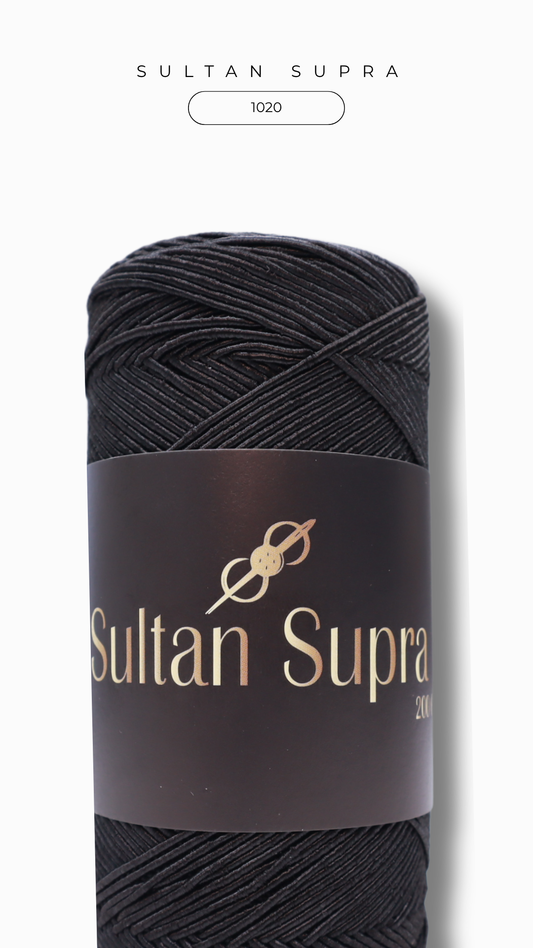 Sultan Supra İp 200 gr - 1020 Siyah