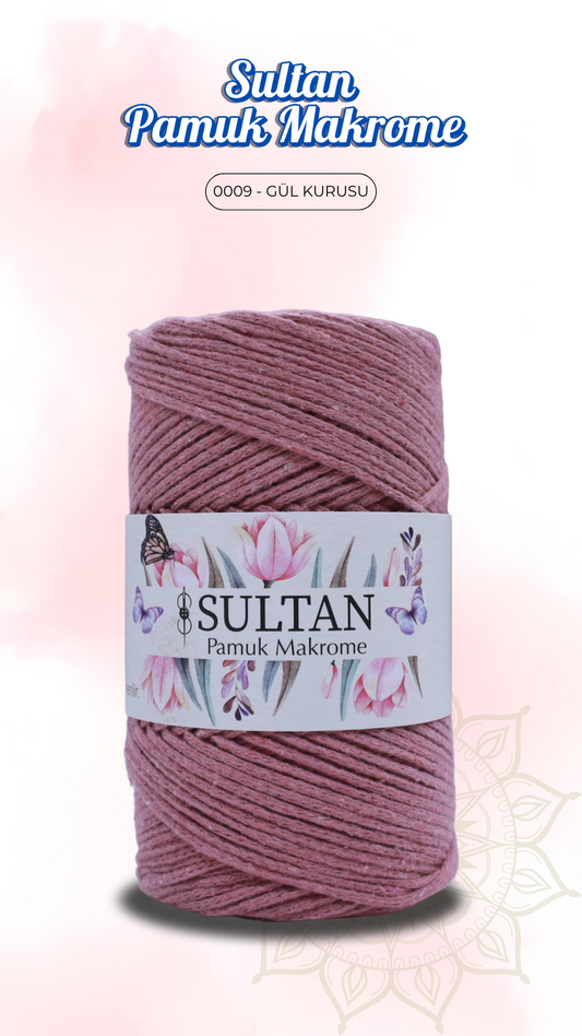 Sultan Pamuk Makrome - 0009 Gül Kurusu