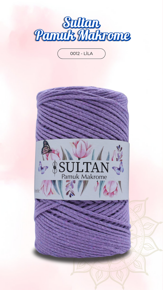 Sultan Pamuk Makrome - 0012 Lila