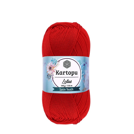 Kartopu Lotus K165 Açık Kırmızı