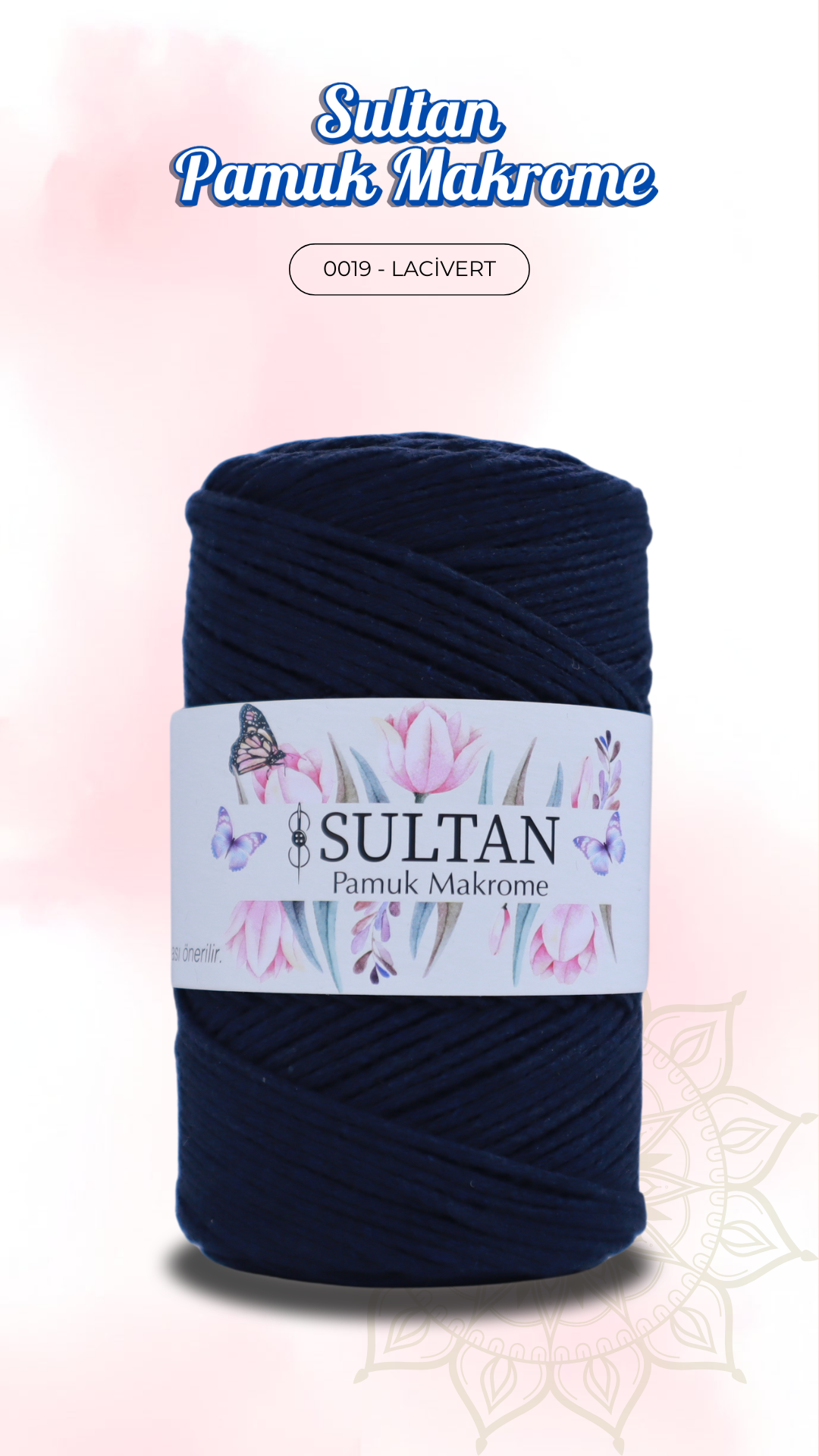 Sultan Pamuk Makrome - 0019 Lacivert