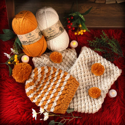 Kartopu Melange Wool K013 Açık Krem