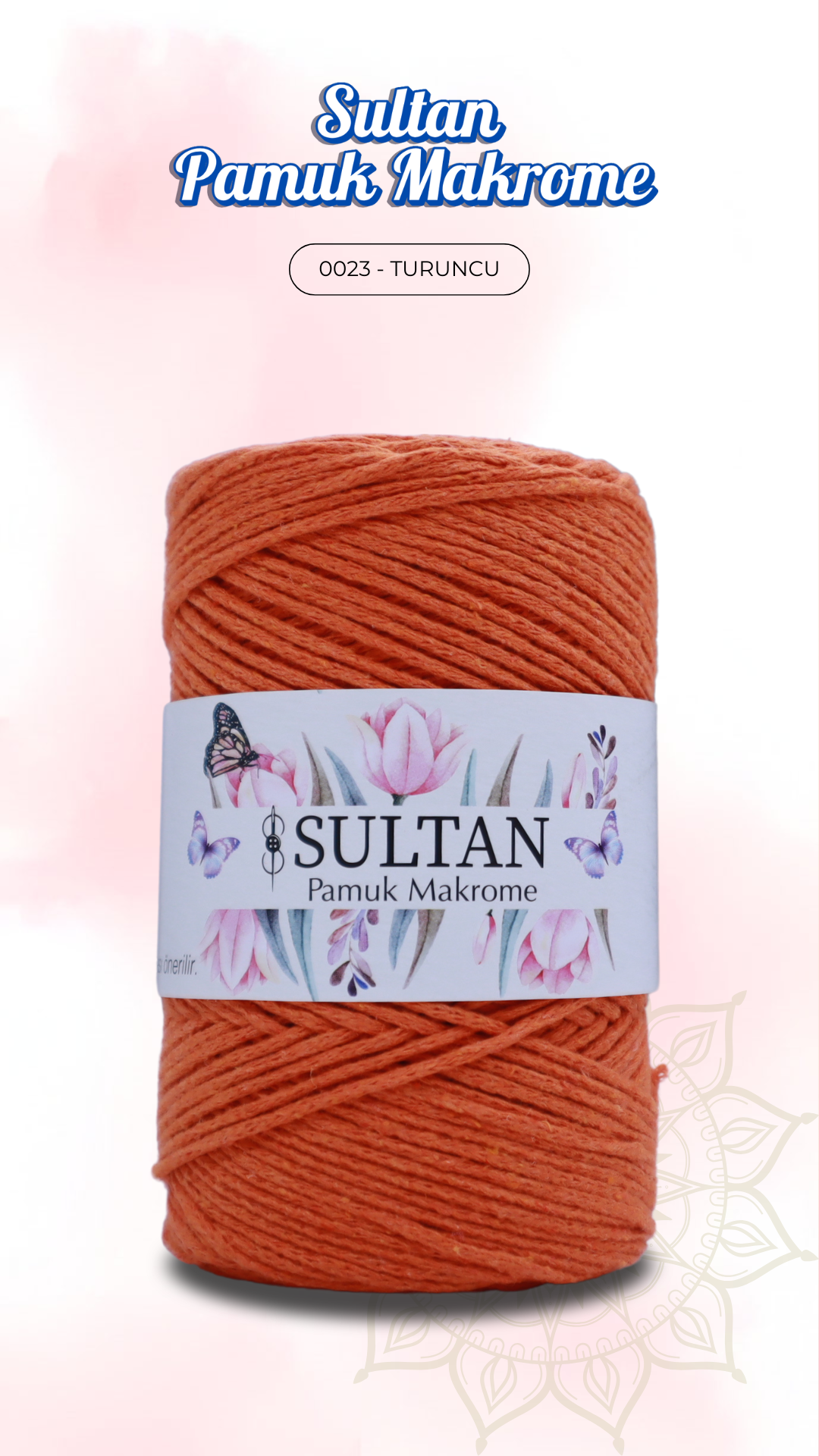Sultan Pamuk Makrome - 0023 Turuncu