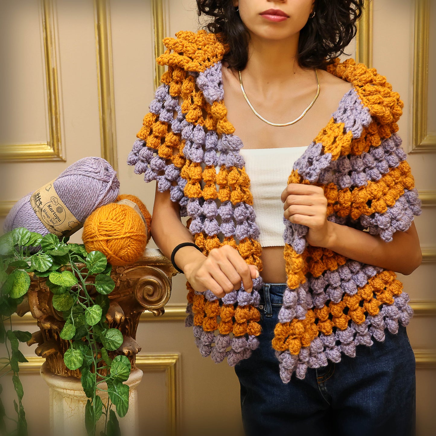 Kartopu Melange Wool K013 Açık Krem