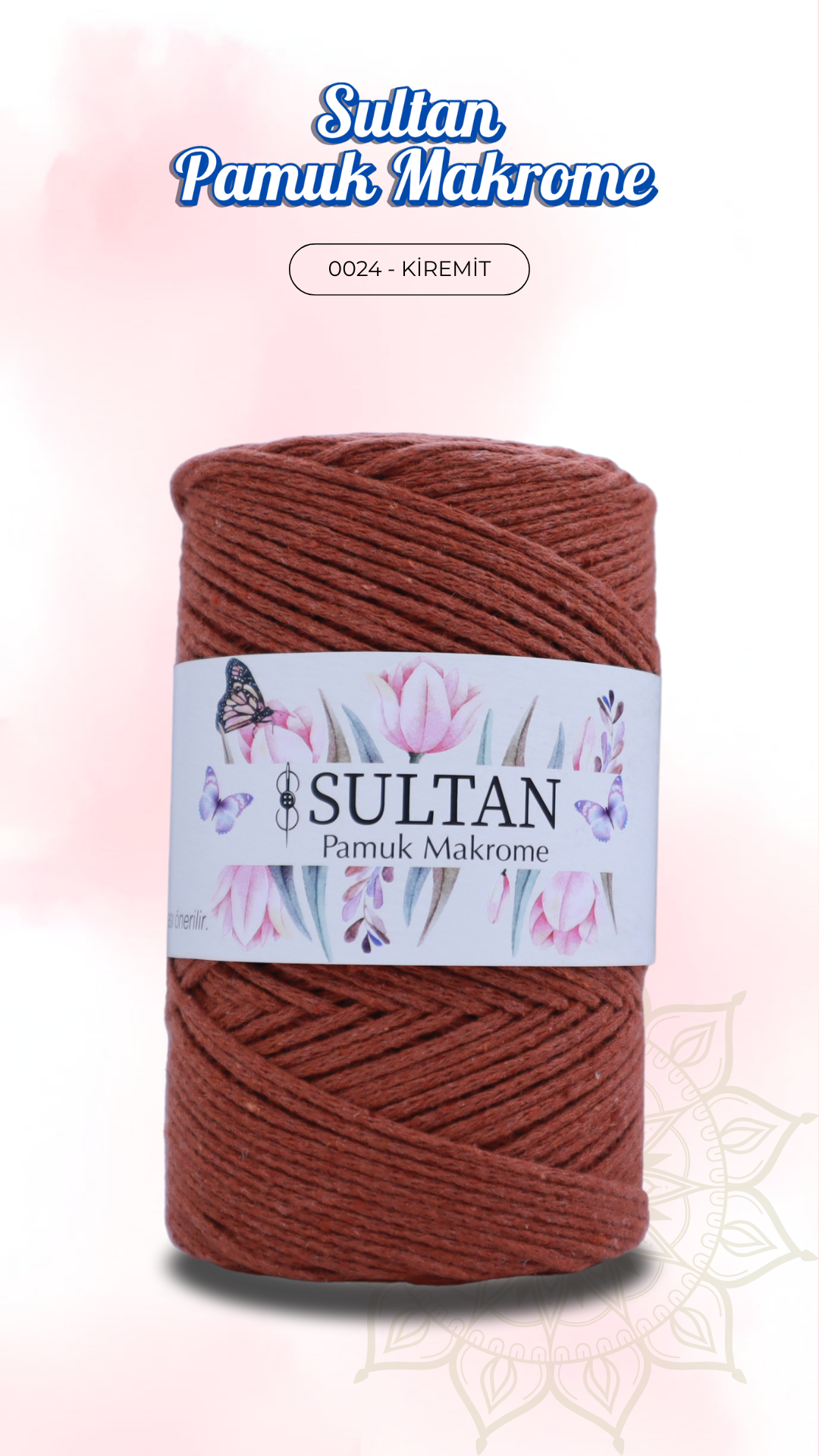 Sultan Pamuk Makrome - 0024 Kiremit
