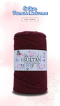 Sultan Pamuk Makrome - 0026 Bordo
