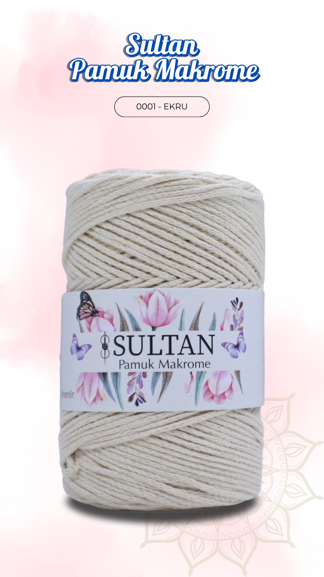 Sultan Pamuk Makrome - 0001 Ekru