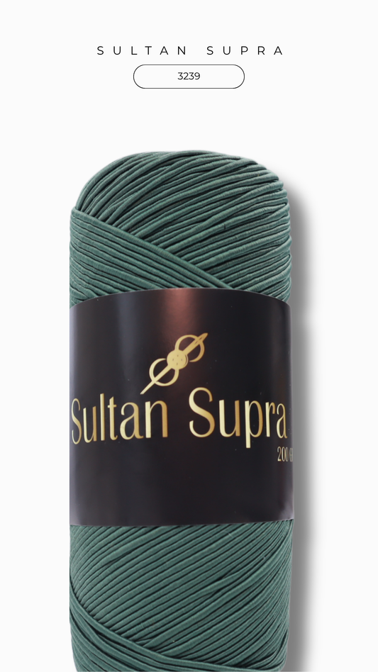 Sultan Supra İp 200 gr - 3239 Koyu Zümrüt