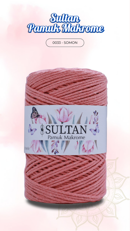 Sultan Pamuk Makrome - 0033 Somon