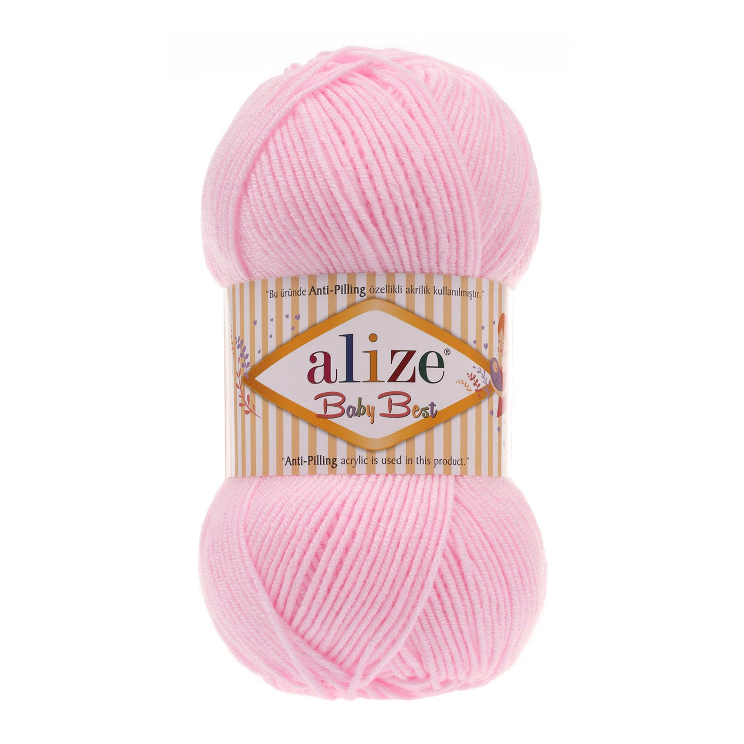 Alize Baby Best 185 Pastel Pembe