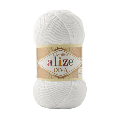 Alize Diva 55 Beyaz