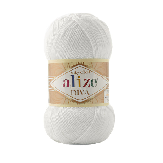 Alize Diva 55 Beyaz