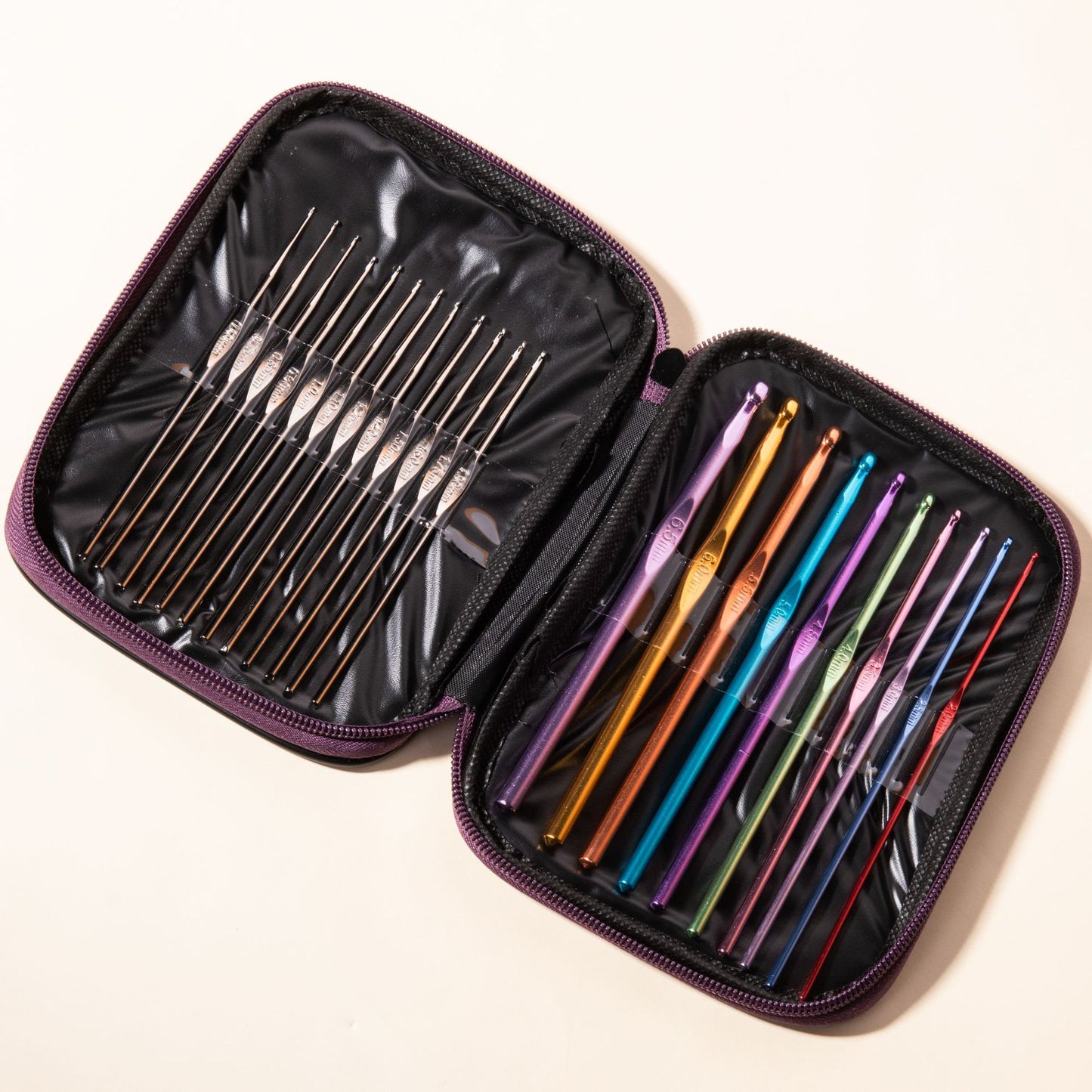 Profesyonel Metal Tığ Kanca Seti Örgü için Başlangıç Kiti 22 li