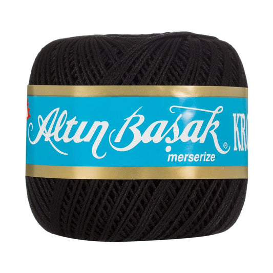 Altınbaşak 14/8 Siyah Kroşe Yumak - Siyah