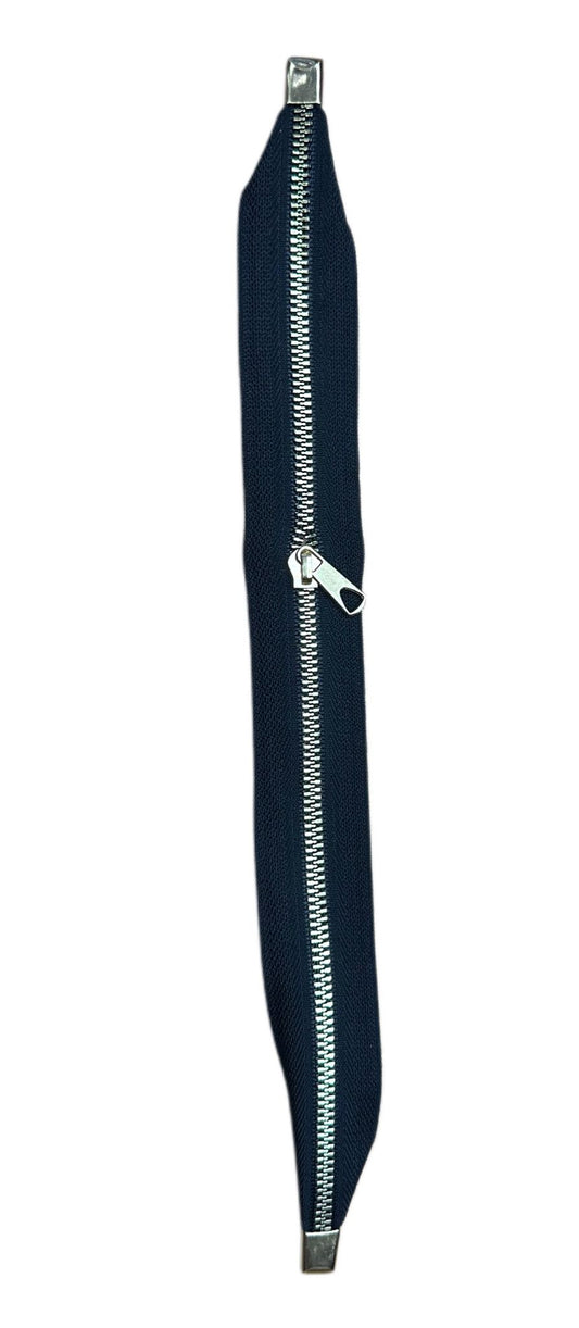 Çanta Fermuarı Dip Kapalı 30 cm Siyah Sarı Diş