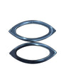 Akrilik  Çanta Sapı Siyah Tonlu 20x10