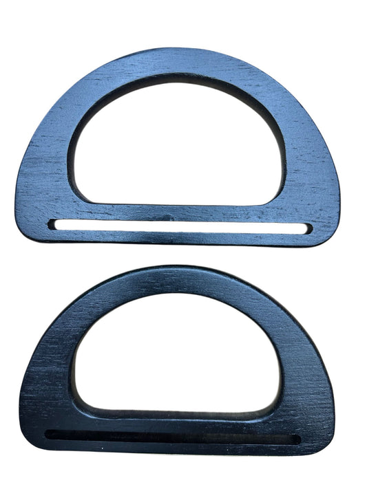 Çanta Sapı Doğal Ahşap AH-03 15X9 cm Siyah
