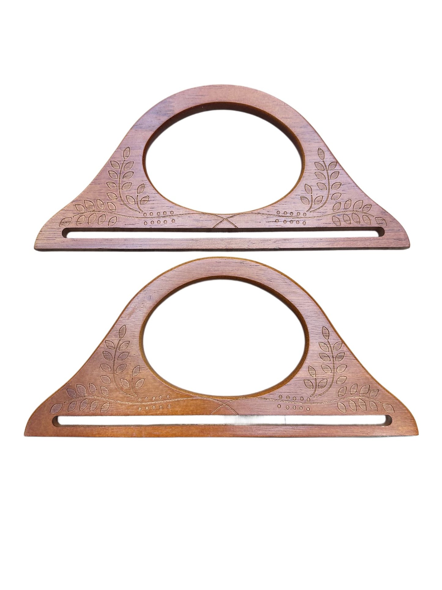 Çanta Sapı Doğal Ahşap AH-205 24.50X11.50  cm Koyu Ahşap