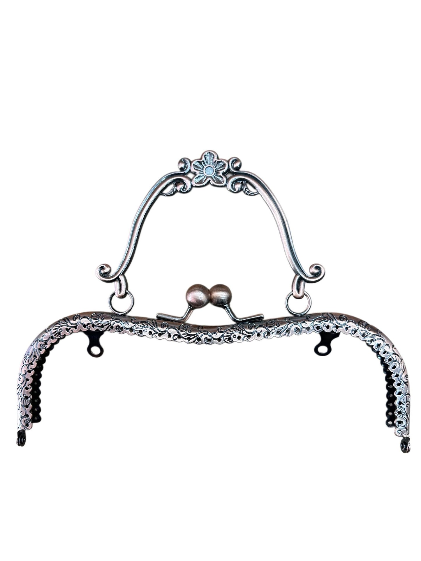 Çanta Bursu  Klipsi  Metal Bakır Rengi 21x16 cm