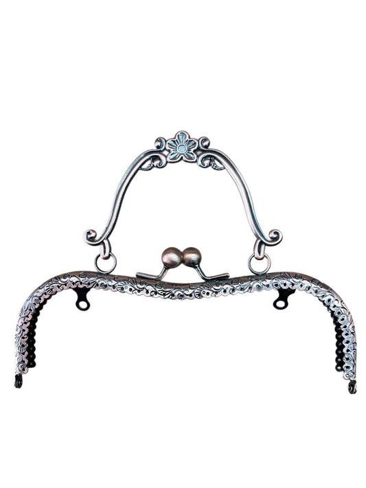 Çanta Bursu  Klipsi  Metal Bakır Rengi 21x16 cm