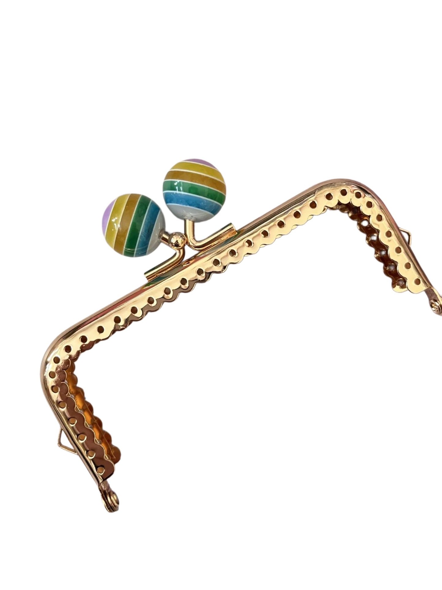 Çanta ve Cüzdan Klips Lolipop Başlıklı Kare 10.50 cm Nikel
