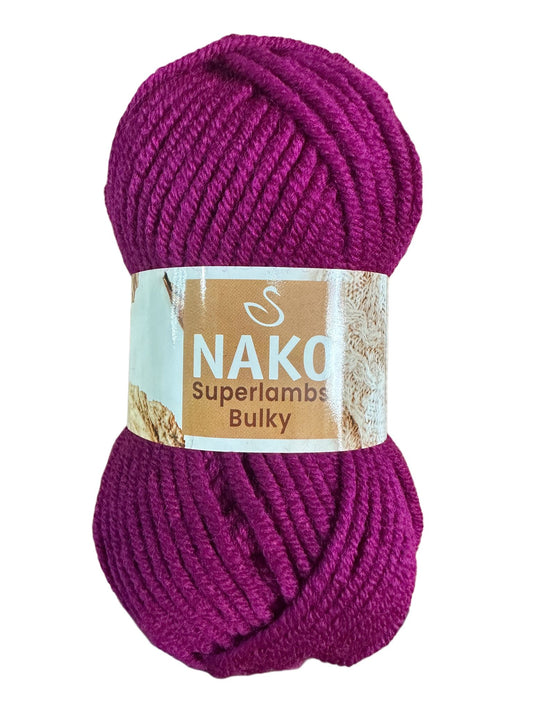 Nako Superlambs Bulky 10659 Fuşya