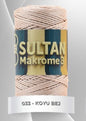 Sultan Polyester Makrome İpi 033 Koyu Bej