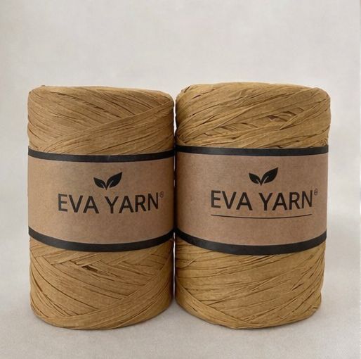 Eva Yarn Naturel Kağıt Rafya İp No 03